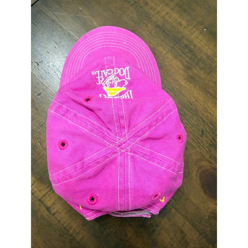 Salty Dog Cafe Hilton Head Island Pink Infant Baseball Cap Hat Cotton Adjustable
